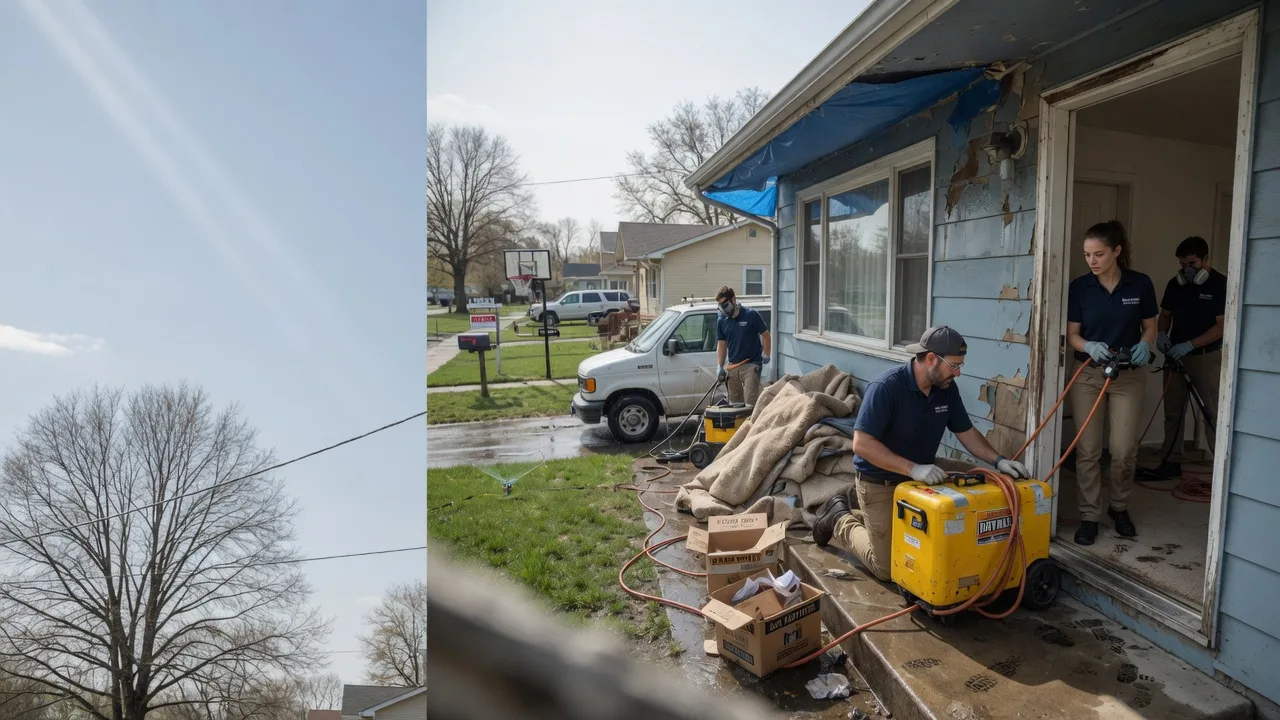 Basement Flood Cleanup in Charleroi, PA near me